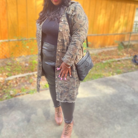 Leather black Tights - Picture 4 of 6